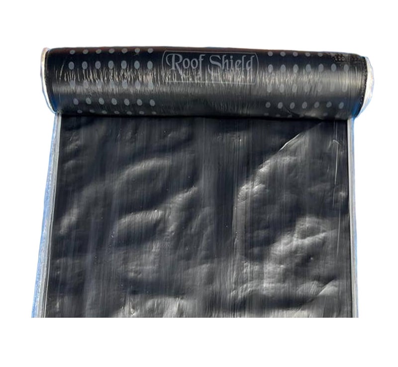 SEALTARP Black Tar Felt Sheet for Roofs Waterproofing Sealing Tar SheetMembrane 2 Meter Length x Width 1 mtr Black 1mm Thickness Easy to Apply - Image 1