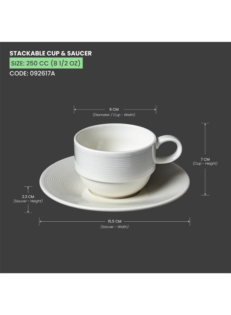 Top Pick Wish Stackable Cup Durable And Long Lasting Easy To Assemble 250Cc (8 1/2Oz)