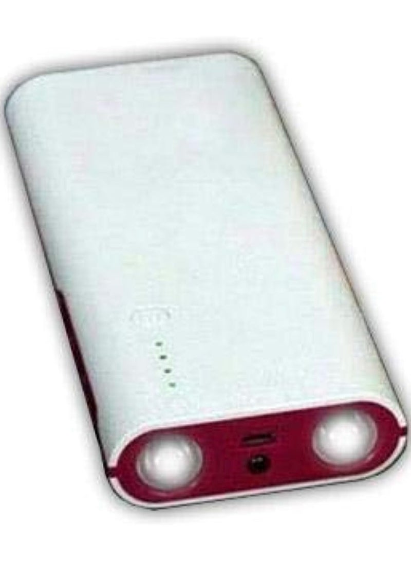 ⭐  Portable Power Bank with an actual capacity of 6000mAh, featuring 3 output ports to charge multiple phones. It also includes an emergency flashlight with 2 LED lights and comes with a Micro USB cable - Image 1