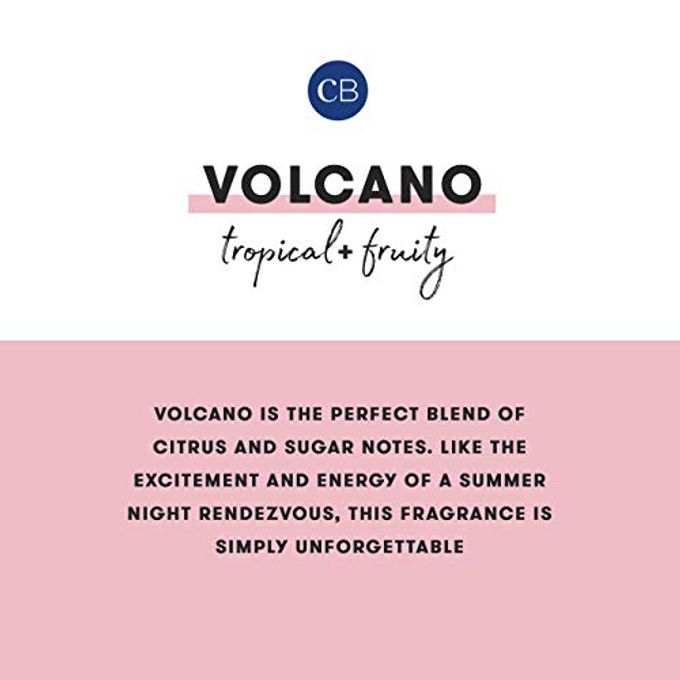 Capri Blue Volcano Scented Candles Luxury Glass Jar Candles for Home Scented with Tropical Fruit & Sugared Citrus Soy Wax Blend Capri Blue Volcano Aqua Color (19 oz) - Image 3