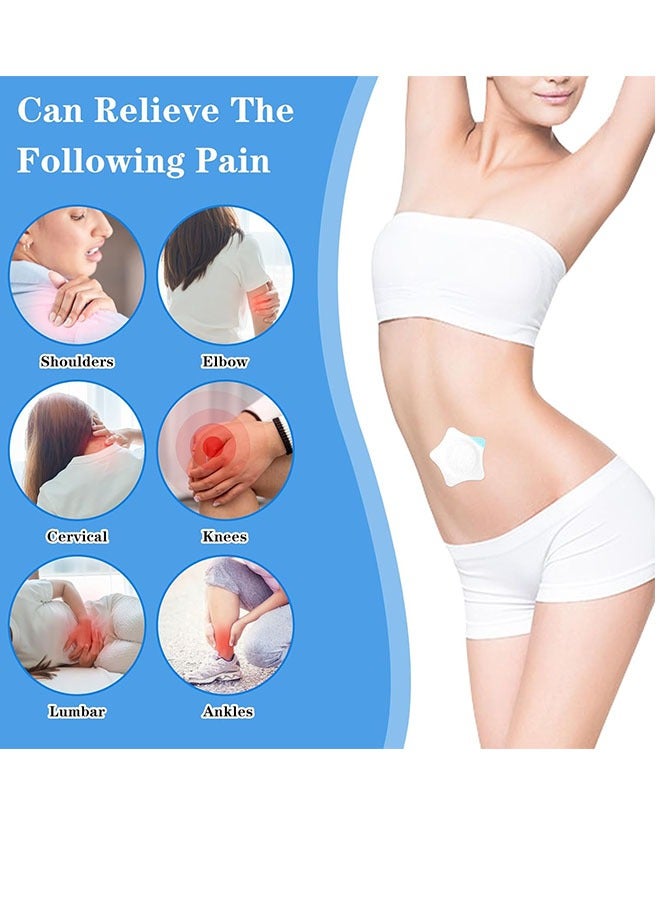 Generic 20Pcs Disposable Castor Oil Pack Wrap for Belly Button, self-adhesive belly button blank film anti-leakage point, high absorption castor oil digestion aid film, waterproof and oil-proof, white  - Image 4