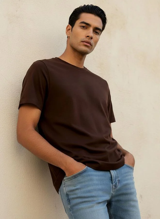 Splash FAV Men Regular Fit Crew Neck Short Sleeve T shirt