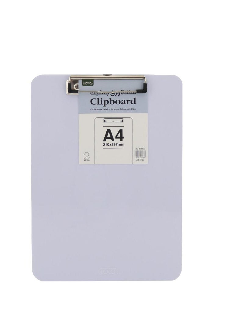 روكو لوح تثبيت قياسي A4 بلاستيك أبيض