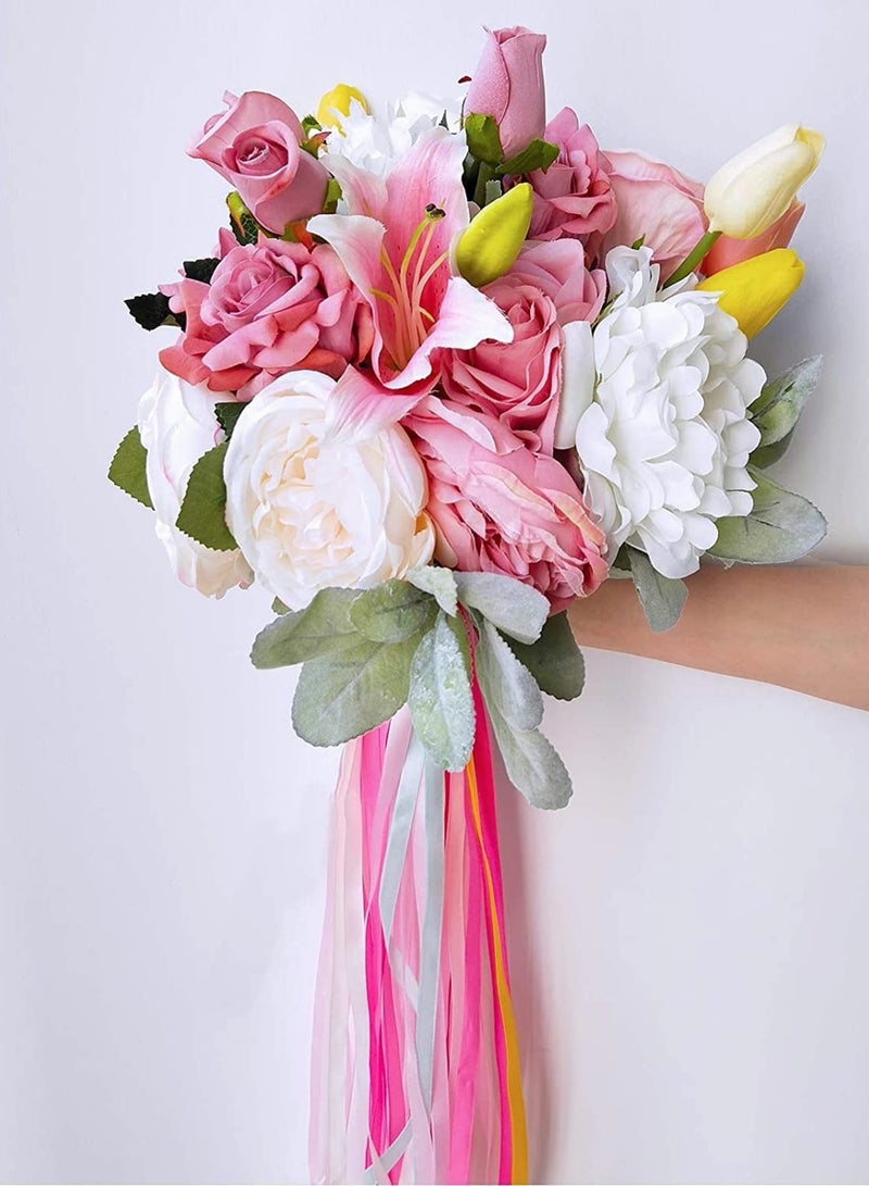 SOLARAE Metallic Glitter Ribbons Rolls Decorative Ribbons, 36 Colors 900 Yards, 25 Yard/roll Satin Ribbon - Image 3