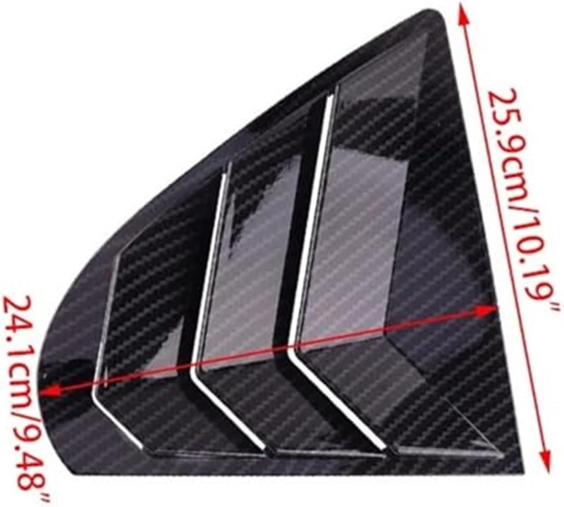 Wivplex Rear Side Window Louver Trim for Lancer EVO - Image 3
