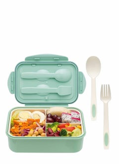 Excefore Bento Boxes for Adults 1400 ML Bento Lunch Box For Kids Childrens With Spoon & Fork - Durable, Leak-Proof for On-the-Go Meal, BPA-Free, and Food-Safe Materials  - Image 1