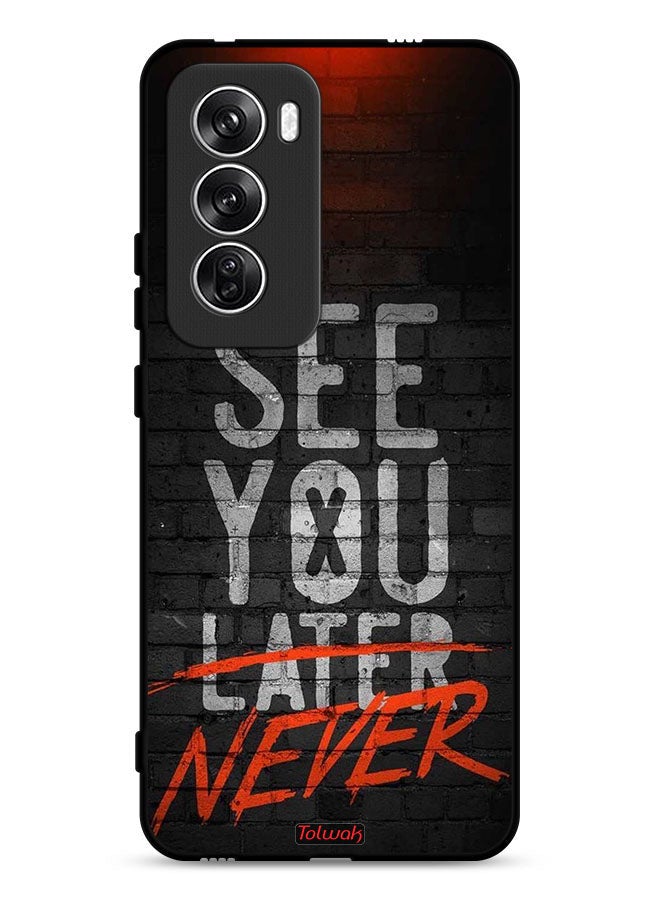 Tolwak Oppo Reno12 5G Protective Case Cover See You Never - Image 1