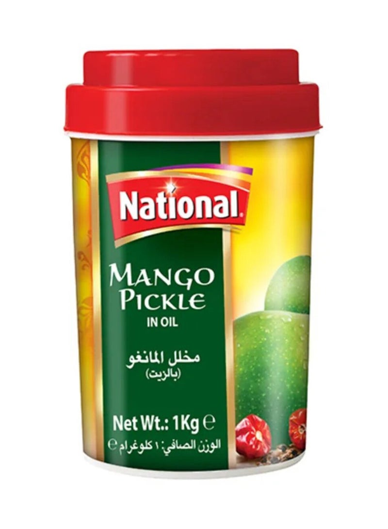 National مخلل مانجو وطني خاص 1000 جرام قطعة واحدة