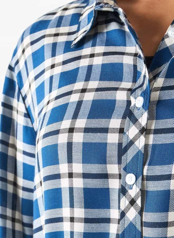 لي كوبر قميص كاروهات بأكمام طويلة وجيب من لي كوبر - Image 4