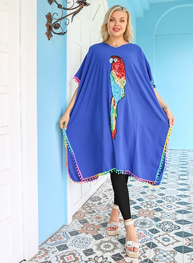 Zmurud Crepe Blouse -Embroidered  - Image 1