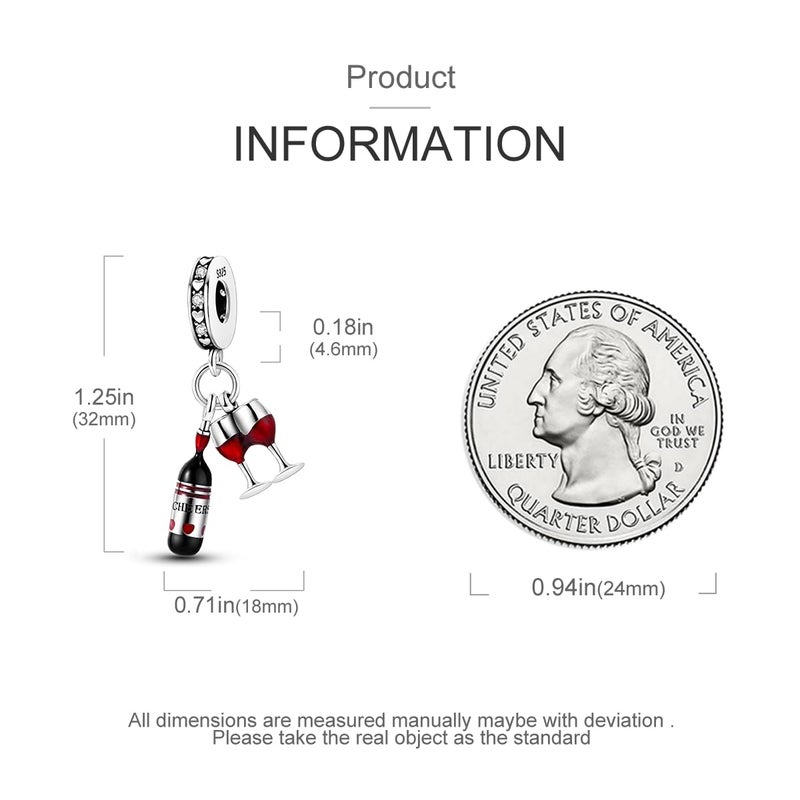 Parmuz 925 Sterling Silver Charms for Bracelet Love Star Moon Travel Butterfly Cross Charms for Woman Dangle Pendants Beads Jewelry Gift - Image 4