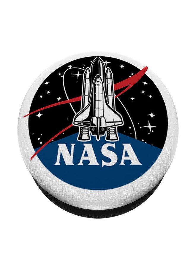 NASA Shuttle Launch with Logo and Stars PopSockets Adhesive PopGrip - Image 2