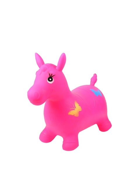 Inflatable Animal Hopper Ride-On Toy for Kids – Bouncy Jumping Horse with Hand Pump, Durable PVC Material, Indoor & Outdoor Fun, Develops Balance & Coordination