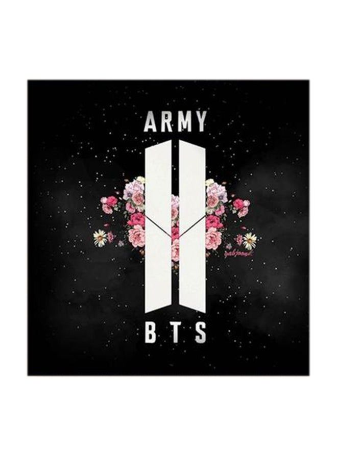 RYN BTS Army Boy Band MDF Wall Art Multicolour 30x30centimeter - Image 2