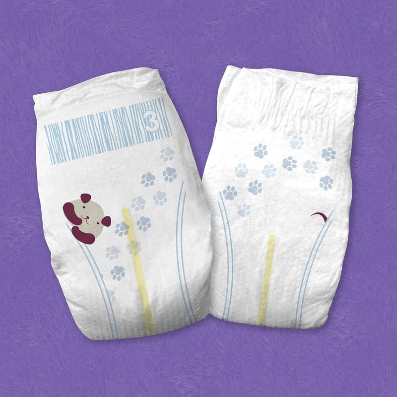 Cuties | Skin Smart, Absorbent & Hypoallergenic Diapers with Flexible & Secure Tabs | Bulk Case | Size 3 | 200 Count - Image 3