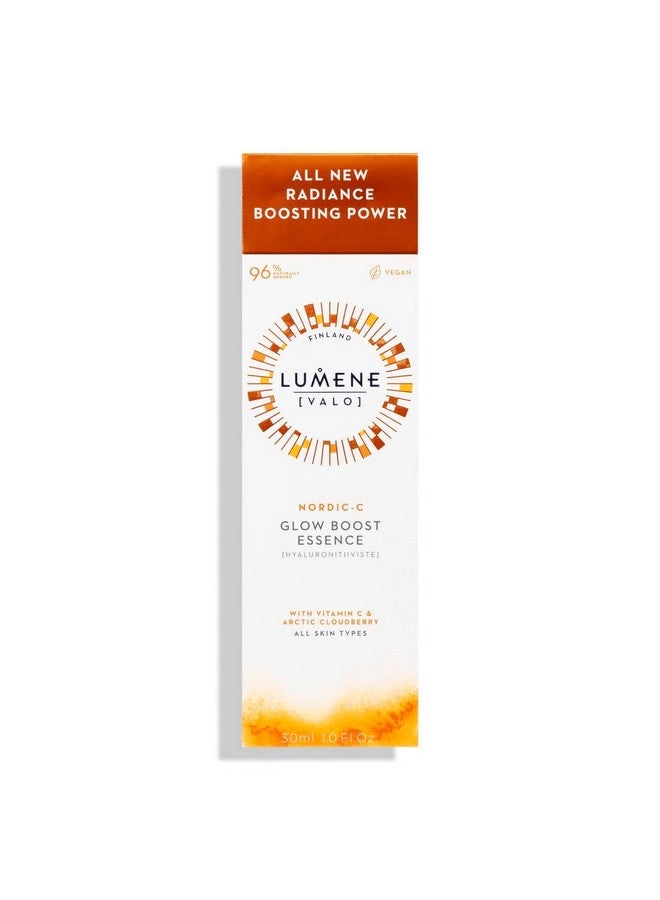 Lumene Nordicc [Valo] Glow Boost Essence Serum Radiance Enhancing Vitamin C Serum For Face Vitamin C & Hyaluronic Acid Facial Serum For Smooth Plump Glowing Skin (1 Fl Oz) - Image 3