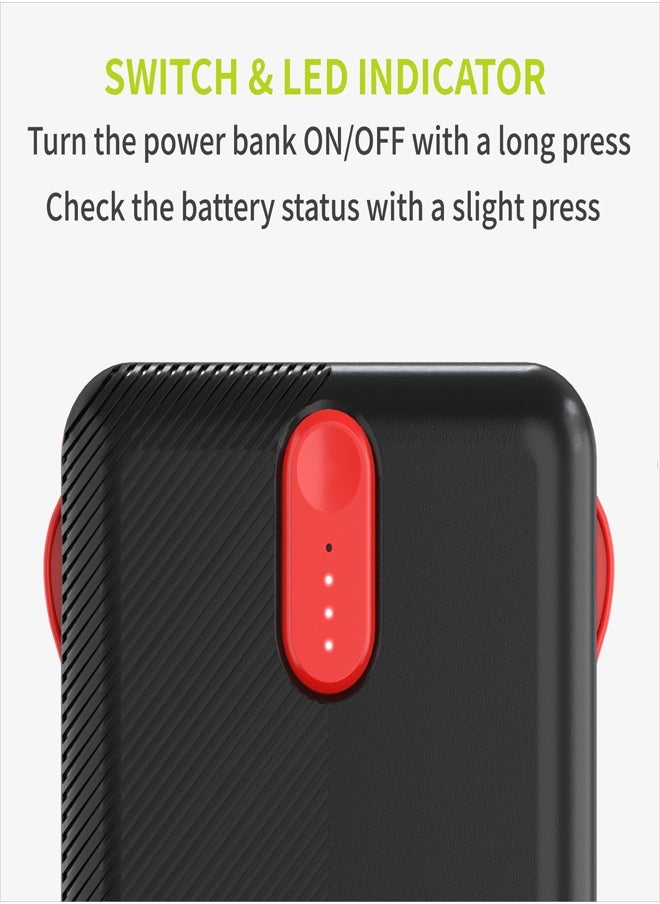 LDNIO - 20000mAh Power Bank USB-C Fast Charging Power Banks in-Built Charging Cable - Image 1