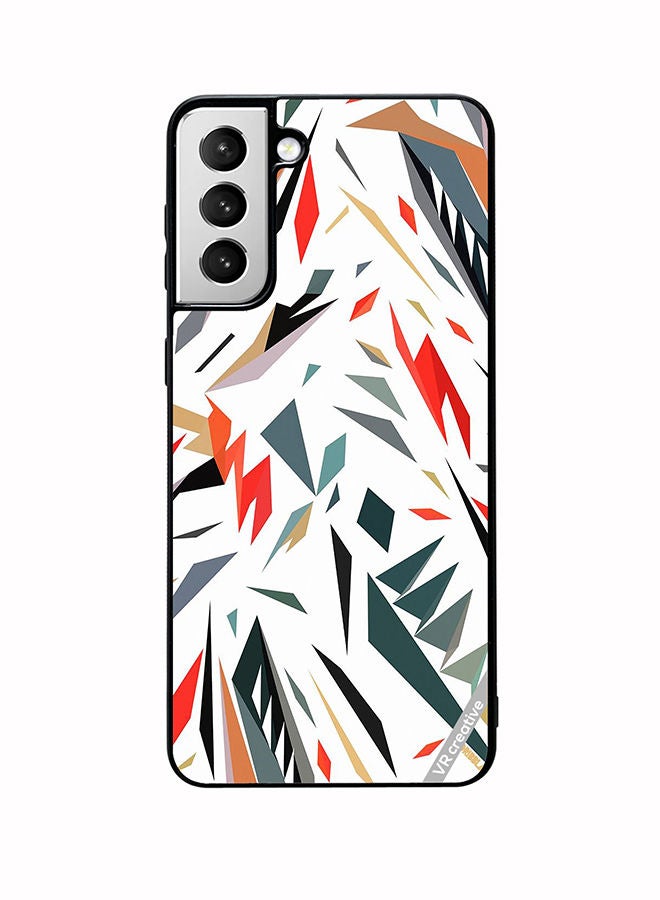 VR CREATIVE Protective Case Cover For Samsung Galaxy S22 5G Abstract Design Multicolour - Image 1