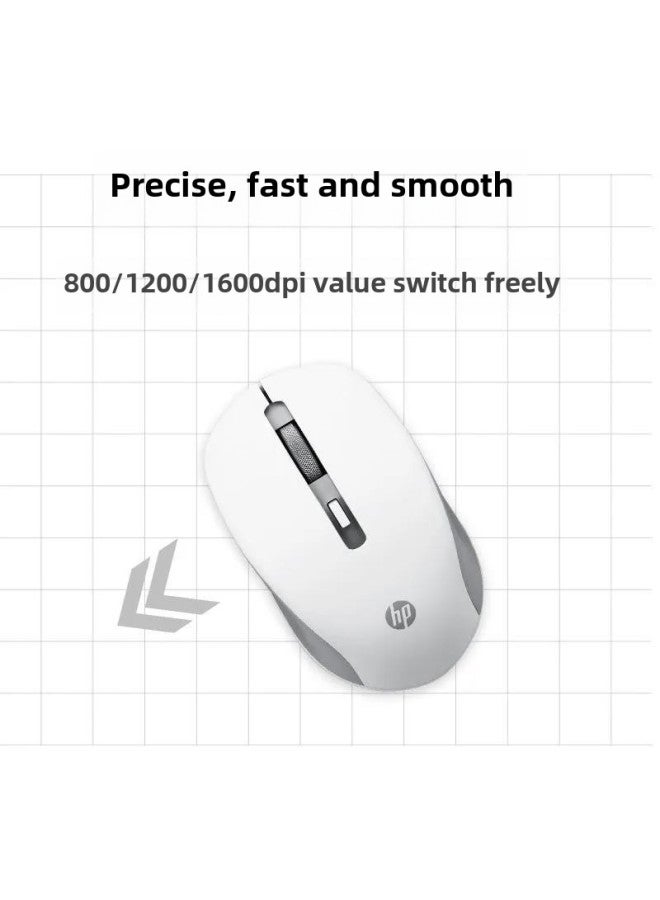 Quiet Cute Bluetooth Special Laptop For Girls Office Wireless Mouse Dual-mode Rechargeable-Specification:Ivory White  - Image 3