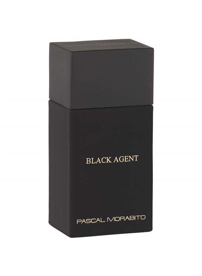 PASCAL MORABITO Black Agent - 3.4 Oz Eau De Toilette- Fragrance Mist For Men - Warm Amber Scent - Cologne Spray With Cloves, Tonka, Incense, Musk Accords - Image 3