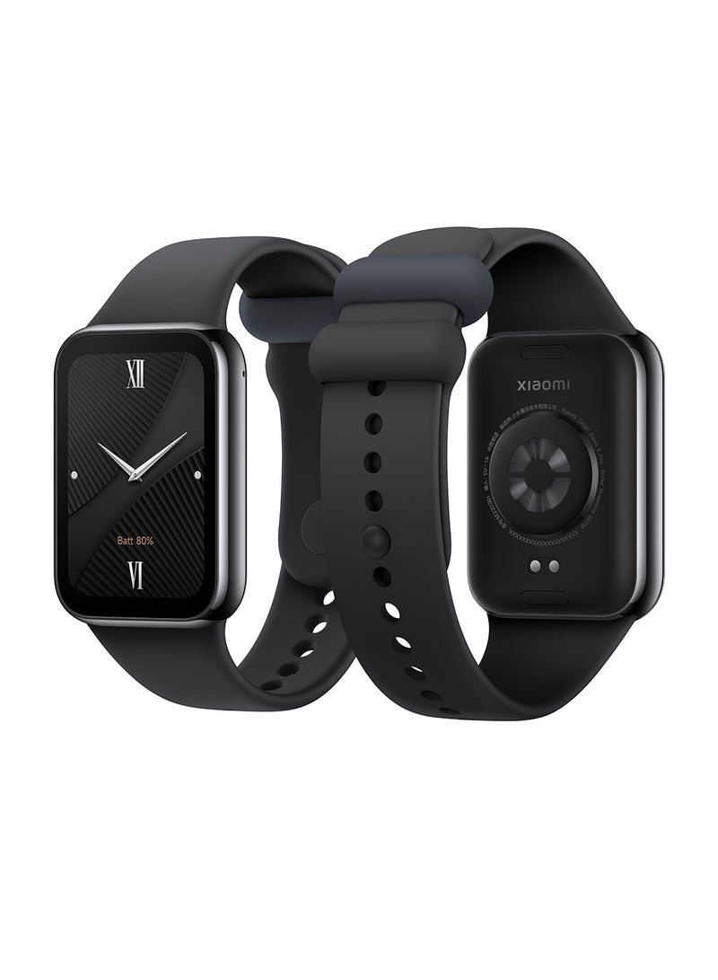 شاومي Smart Band 8 Pro، شاشة AMOLED كبيرة عالية الدقة مقاس 1.74 بوصة باللون الأسود - Image 3