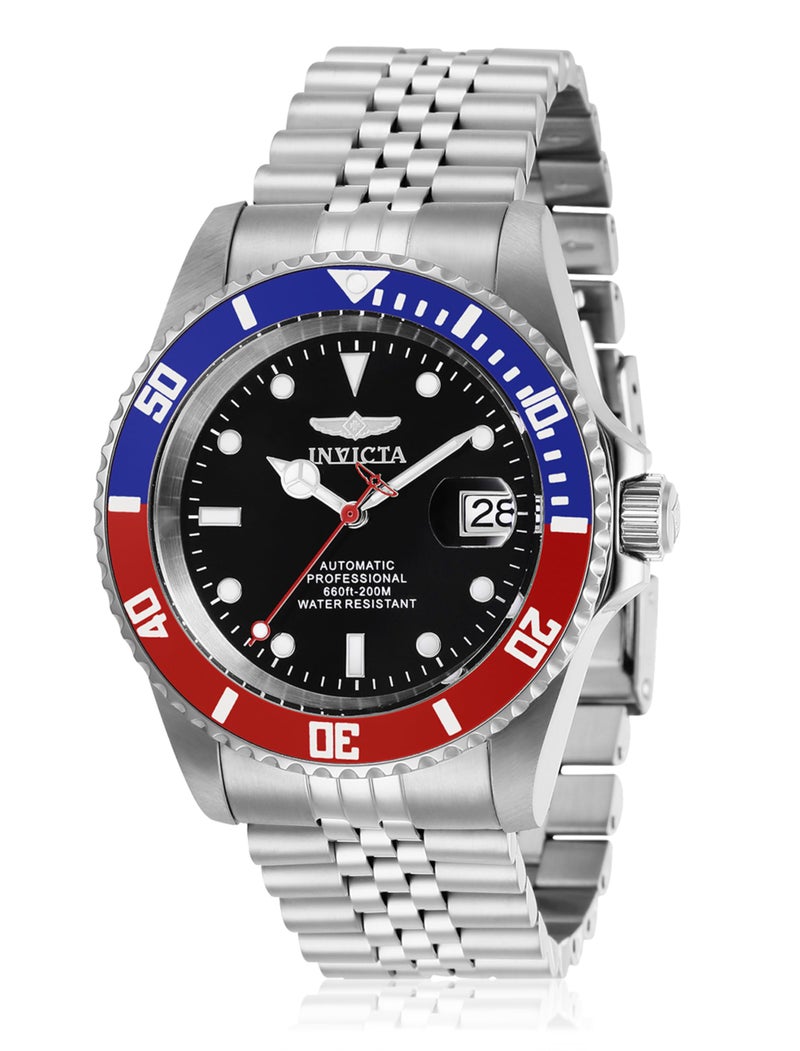 Invicta Men's Pro Diver Automatic Watch with Stainless Steel Band, Silver (Model: 29176) - Image 1