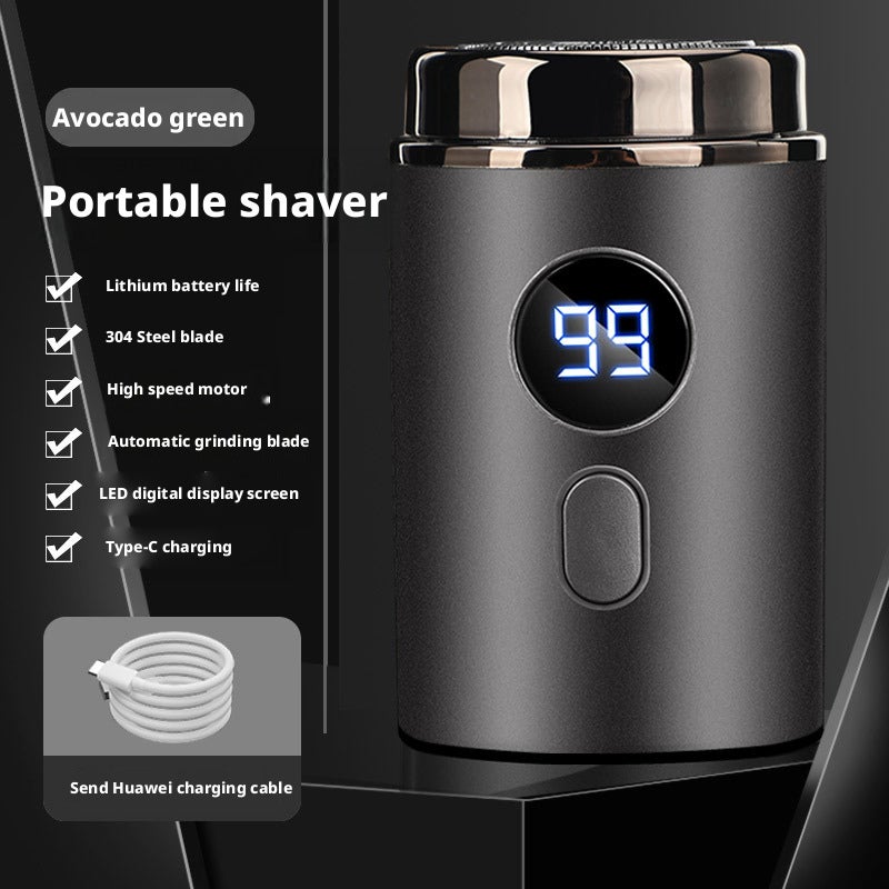 Electric Mini Shaver Rechargeable Waterproof Travel Portable Men's Razor - Image 5