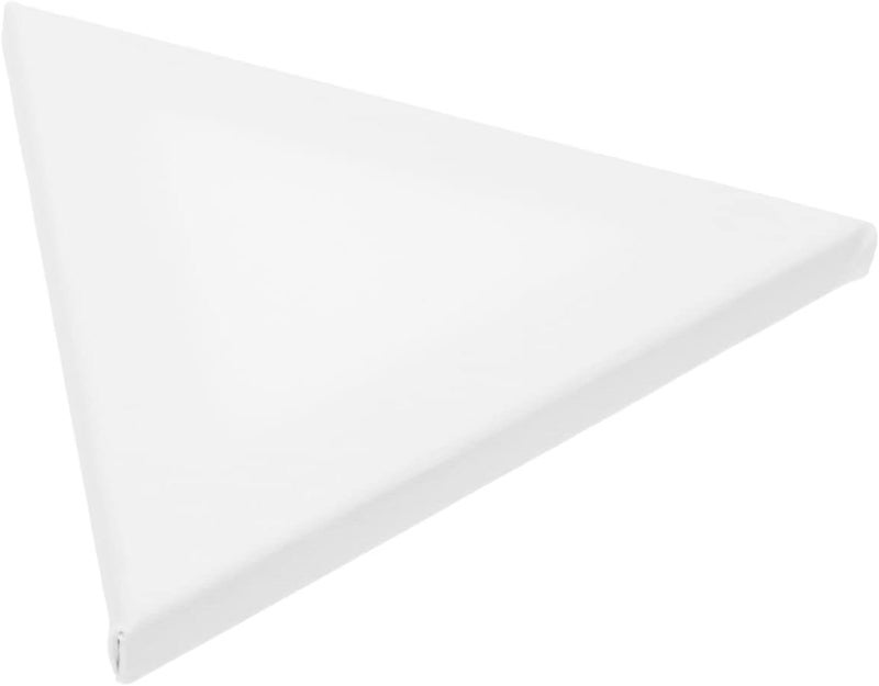 Varied size selections 2PCS Irregular Triangle Acrylic Oil Painting Panels White Canvas Boards for Students Artists Painting Cloth Suitable for Oils Acrylics Tempera All-round unified build - Image 1