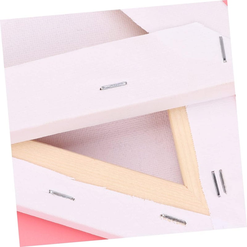 Varied size selections 2PCS Irregular Triangle Acrylic Oil Painting Panels White Canvas Boards for Students Artists Painting Cloth Suitable for Oils Acrylics Tempera All-round unified build - Image 4