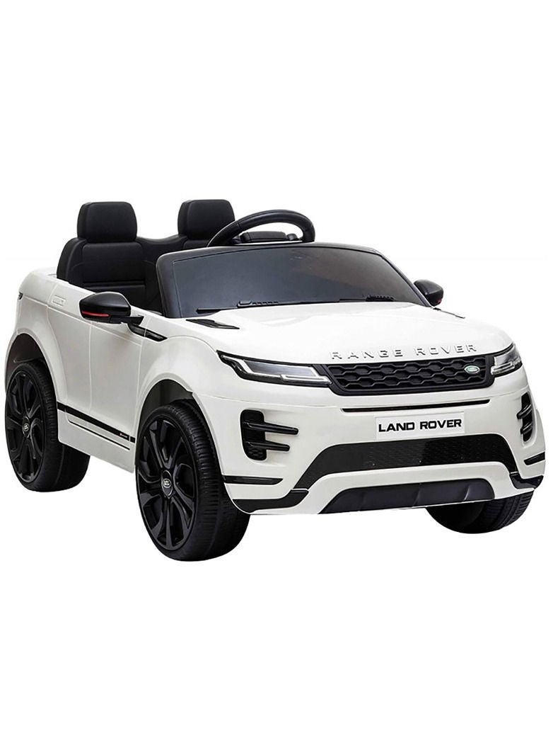 Range Rover Range Rover Evoque Licensed Electric Car, 12V Ride On Car With Remote Control For Kids - White - Image 1
