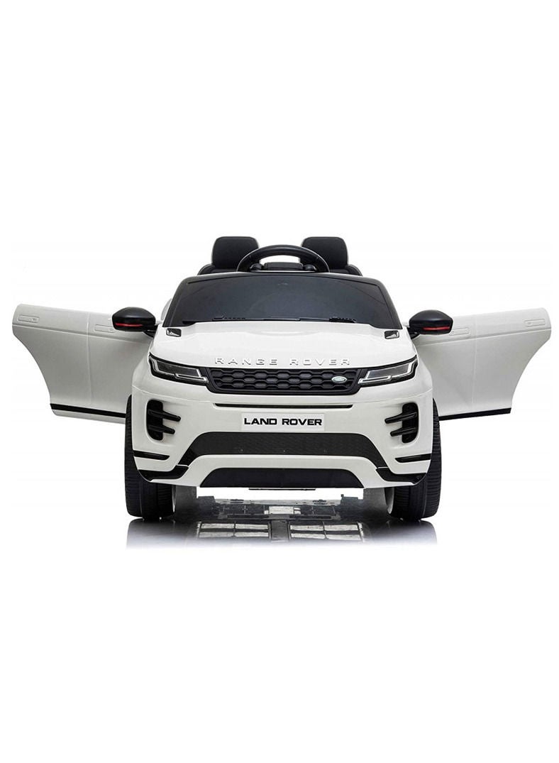 Range Rover Range Rover Evoque Licensed Electric Car, 12V Ride On Car With Remote Control For Kids - White - Image 3