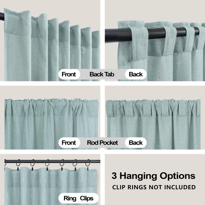 KOUFALL Sheer Baby Curtains for Nursery - Image 4