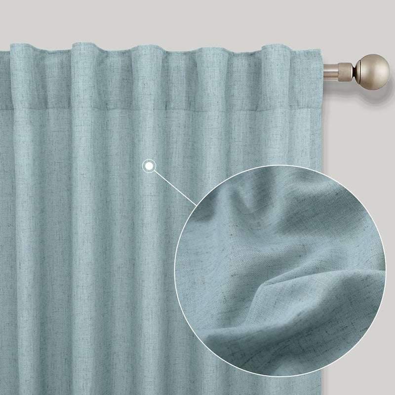 KOUFALL Sheer Baby Curtains for Nursery - Image 5