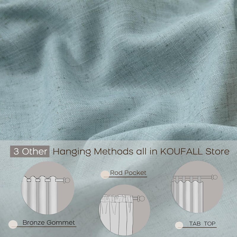 KOUFALL Sheer Baby Curtains for Nursery - Image 3
