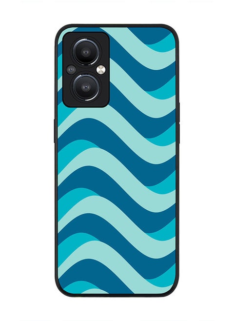 Rugged Black edge case for OnePlus Nord N20 5G Slim fit Soft Case Flexible Rubber Edges Anti Drop TPU Gel Thin Cover - Curvy Blue