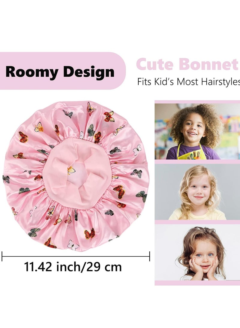 أوزيغالور 3 قطع قلنسوة للأطفال، قلنسوة حرير للنوم، قلنسوة أطفال للنوم، قلنسوة أطفال للبنات، قلنسوة أطفال من الساتان للنوم - Image 3