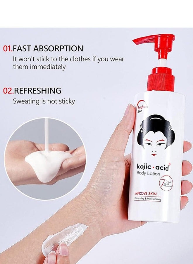 Kojic Catastrophic Kojic Acid Body Lotion 230g Refreshing Melanin Remover Moisturizing & Skin Improvement Body Lotion - Image 1