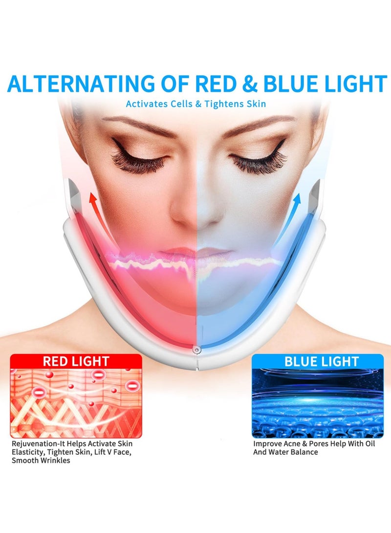 Loquat Electric Face Lift Double Chin Device, 8 Modes, 15 Intensity Levels, Intelligent Lifting, and Firming Facial Massager for Women - Image 4