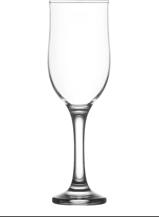 LAV NEVAKAR Glass /355 cc -12 Oz / 6 Pcs/Elegant design, Trusted Brand, Attractive shape of Sparkling Drink, Smoothies, Juices, Cocktails