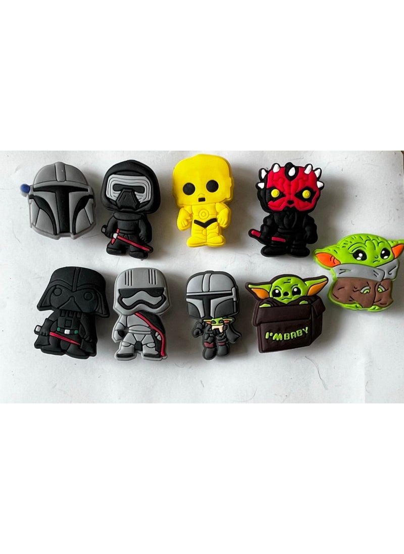 Marimari 9 Piece Slipper Ornaments Starwars Figured Imported Product 1st quality  - Image 1