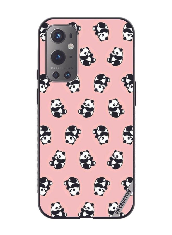 VR CREATIVE Protective Case Cover For OnePlus 9 Pro Panda Design Multicolour - Image 1