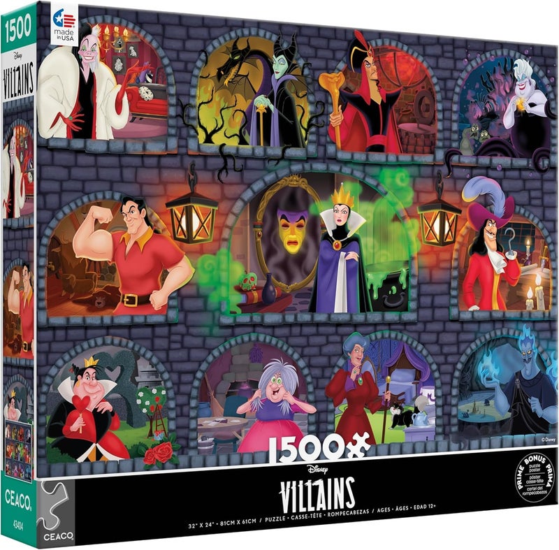 Ceaco Disney Villains Underground 1500 Piece Jigsaw Puzzle - Image 3