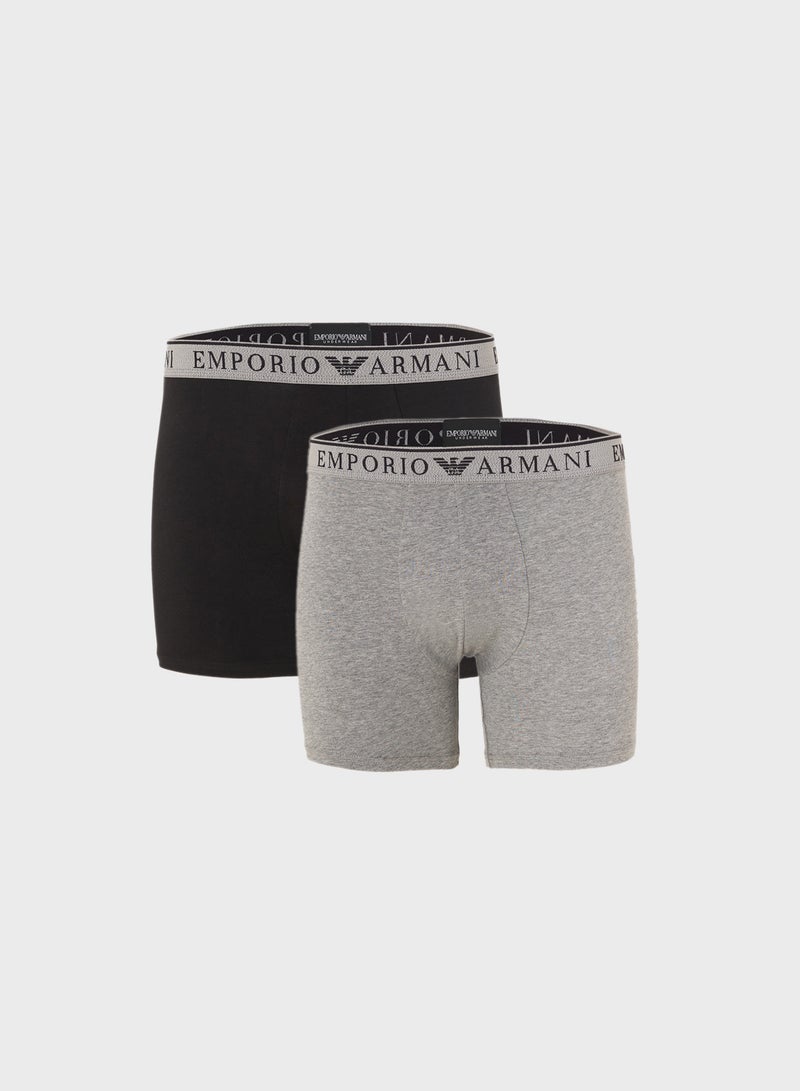 EMPORIO ARMANI Logo Band Boxers - Image 1