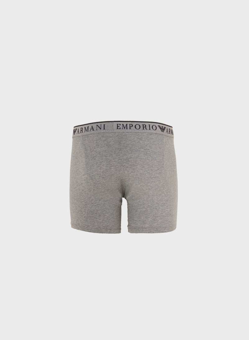 EMPORIO ARMANI Logo Band Boxers - Image 3