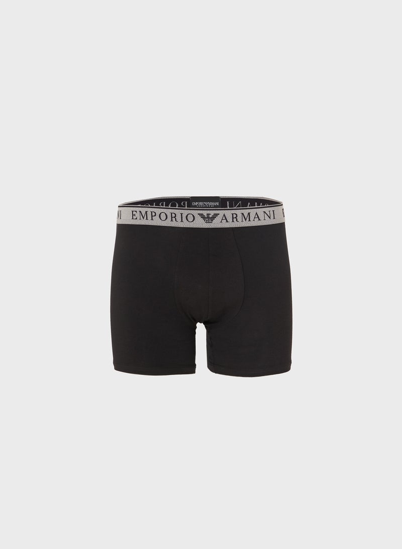 EMPORIO ARMANI Logo Band Boxers - Image 4