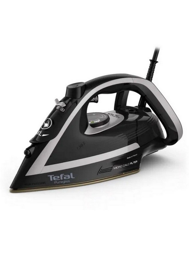 Tefal 3000W Puregliss Anti-Stain Protection Steam Iron 270 ml 270 ml 3000 W FV8062G0 Black/Grey - Image 1