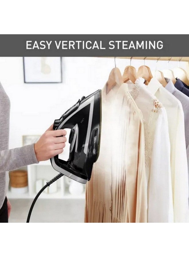 Tefal 3000W Puregliss Anti-Stain Protection Steam Iron 270 ml 270 ml 3000 W FV8062G0 Black/Grey - Image 5