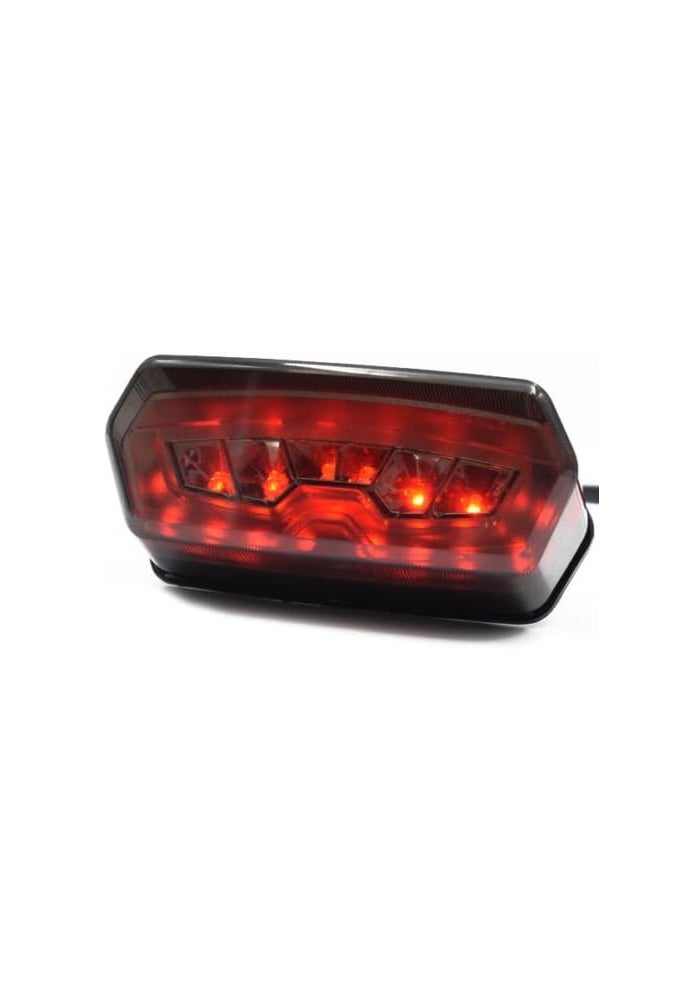 New Integrated Red LED Brake Tail Light for Honda Motorcycles - Image 1