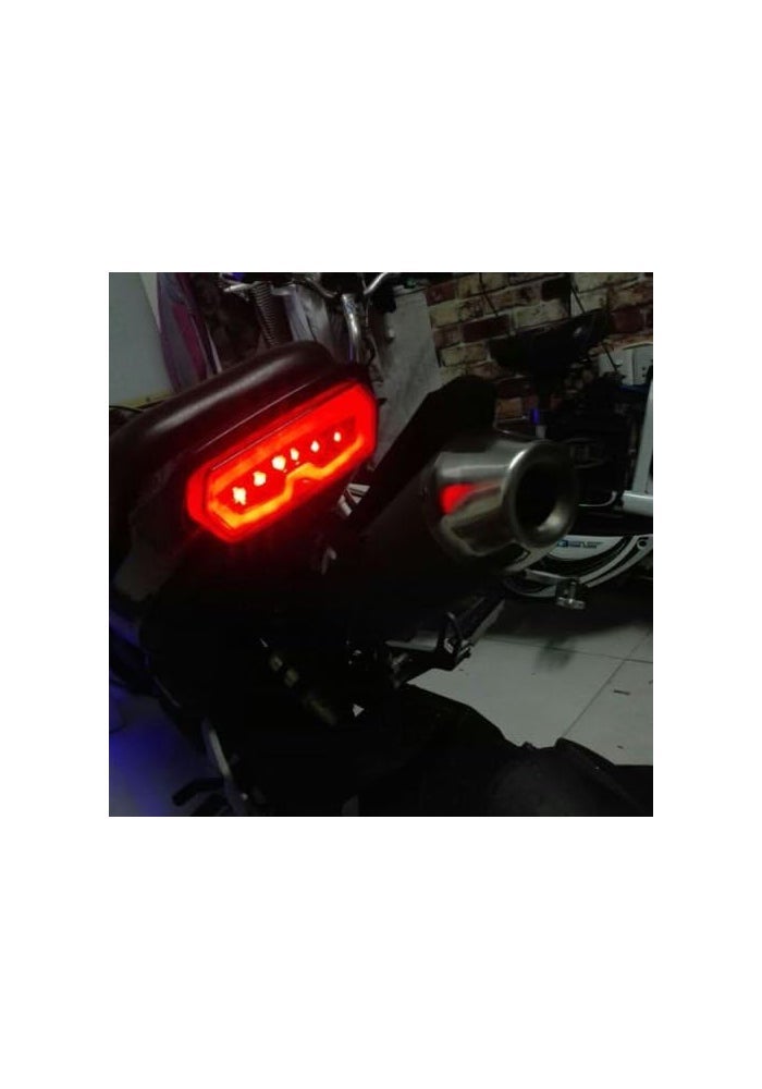 New Integrated Red LED Brake Tail Light for Honda Motorcycles - Image 4