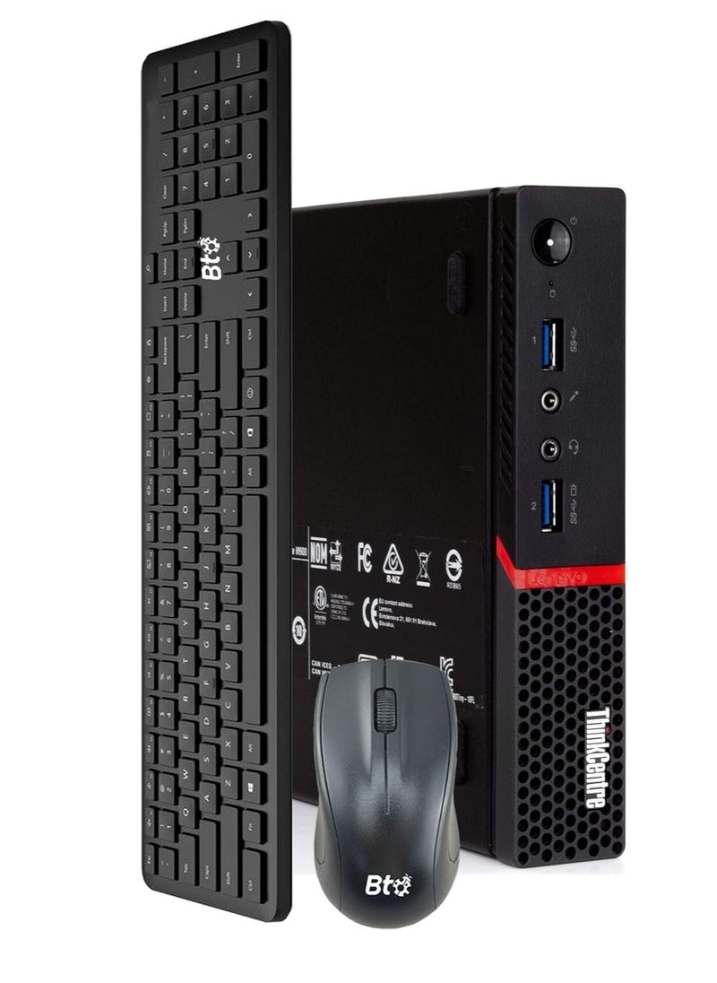 Generic - Lenovo ThinkCentre Tiny M700 Desktop - Intel Core i5 6th Gen, 8GB RAM, 256GB SSD, Includes Original Adapter, Keyboard and Mouse, Open Box Model for Small and Powerful Performance - Image 1